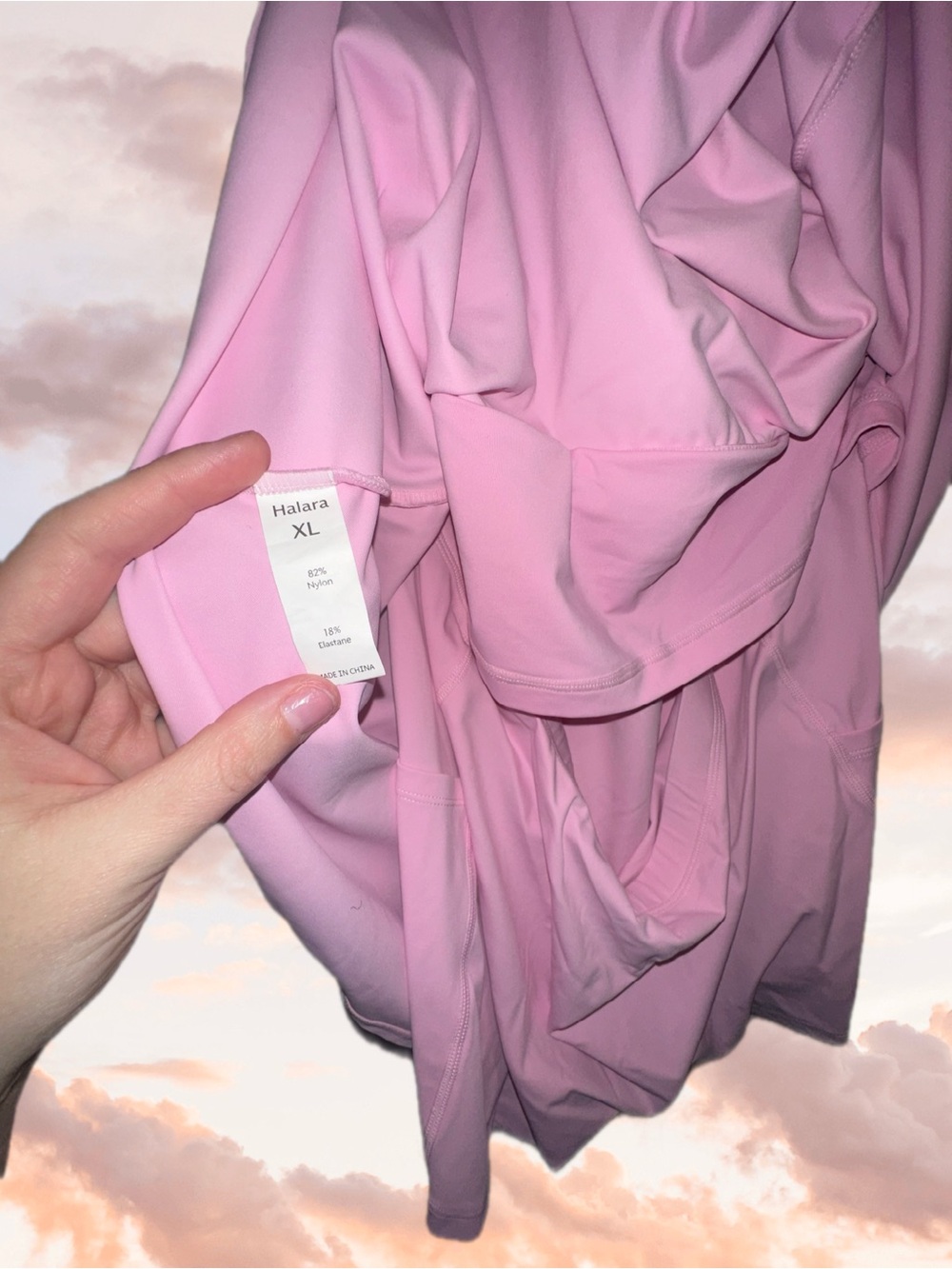 HALARA Soft Pink Halter Fit-and-Flare Mini Dress - Never Worn NWOT - Picture 6 of 6